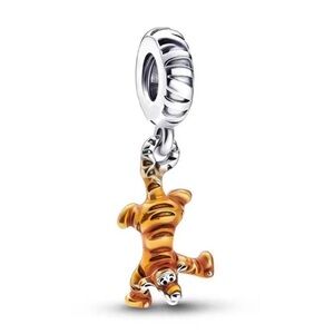 Disney Tigger Charm in Orange and Silver Winnie the Pooh
